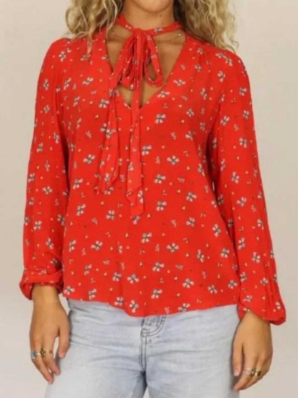 RIXO London silk blouse